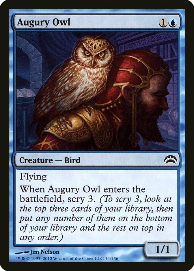 Augury Owl [Planechase 2012] | Chromatic Games