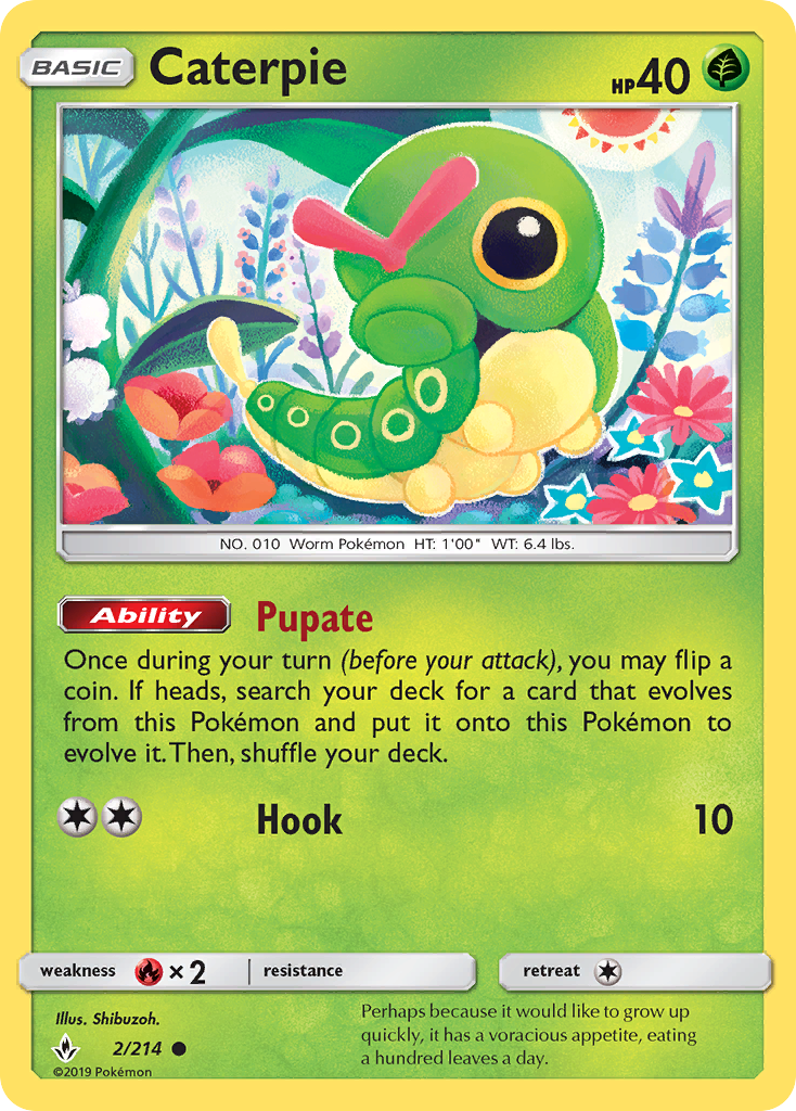 Caterpie (2/214) [Sun & Moon: Unbroken Bonds] | Chromatic Games