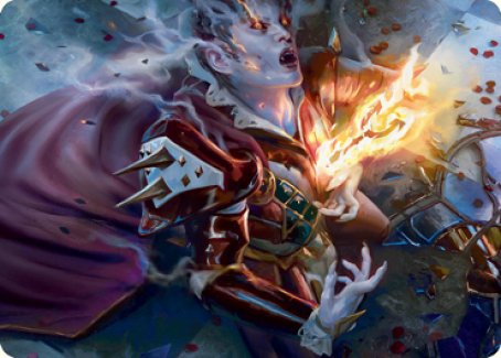 Flame-Blessed Bolt Art Card [Innistrad: Crimson Vow Art Series] | Chromatic Games