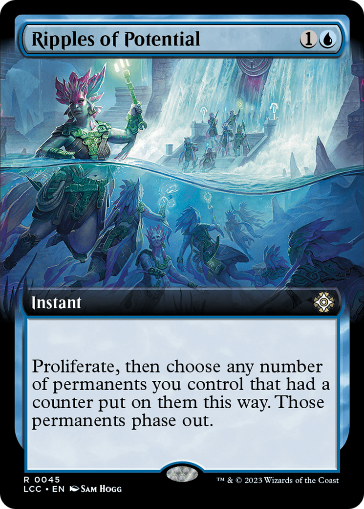 Ripples of Potential (Extended Art) [The Lost Caverns of Ixalan Commander] | Chromatic Games