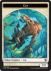 Cat // Soldier Double-Sided Token [Commander 2018 Tokens] | Chromatic Games