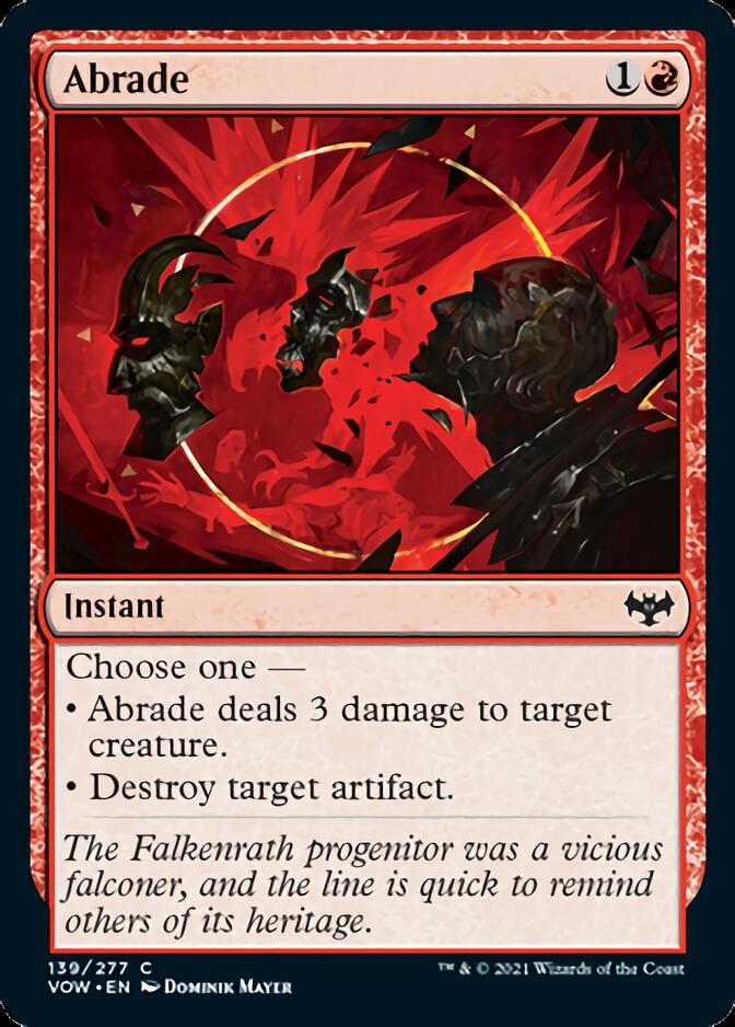 Abrade [Innistrad: Crimson Vow] | Chromatic Games