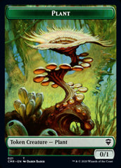 Illusion // Plant Double-Sided Token [Commander Legends Tokens] | Chromatic Games