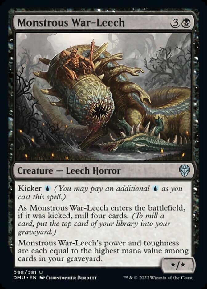 Monstrous War-Leech [Dominaria United] | Chromatic Games