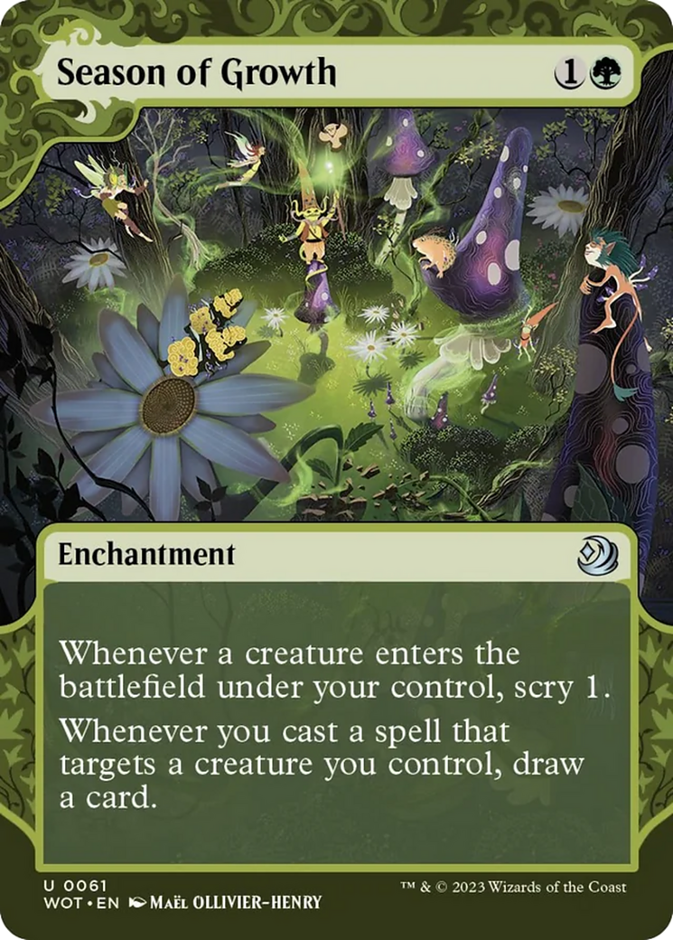 Season of Growth [Wilds of Eldraine: Enchanting Tales] | Chromatic Games