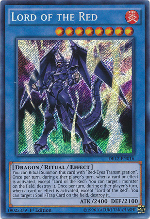 Lord of the Red [DRL2-EN016] Secret Rare | Chromatic Games