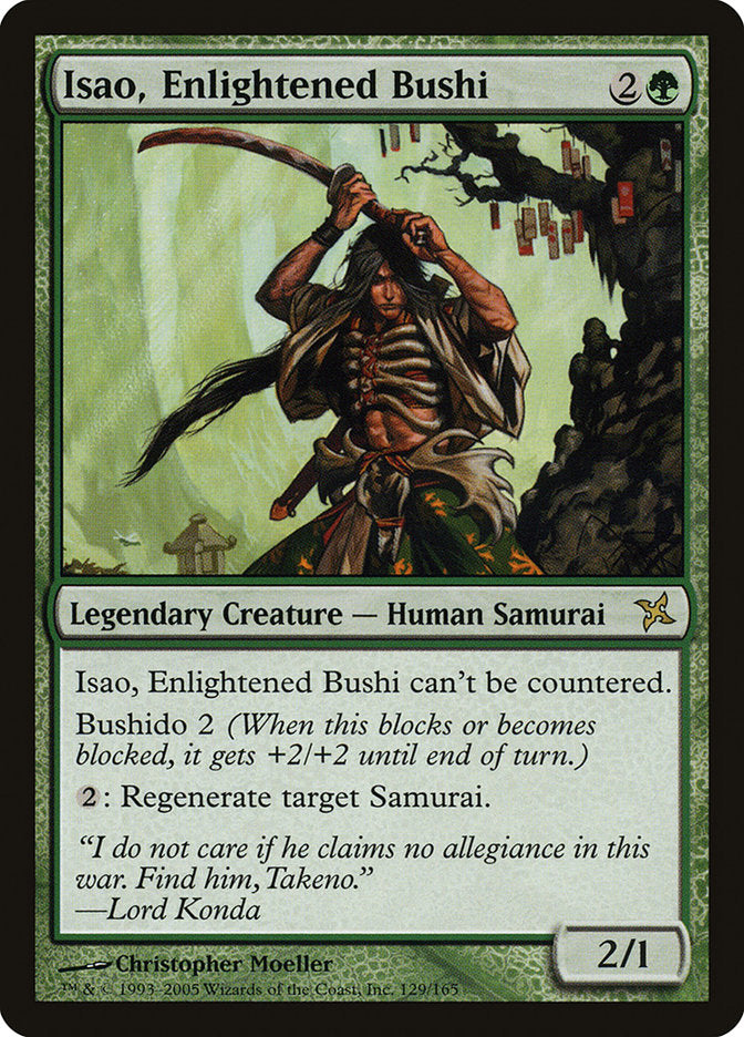 Isao, Enlightened Bushi [Betrayers of Kamigawa] | Chromatic Games