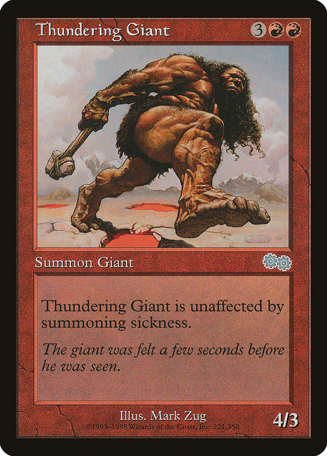 Thundering Giant [Urza's Saga] | Chromatic Games