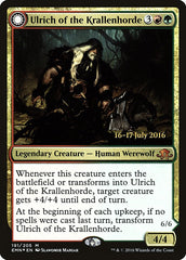 Ulrich of the Krallenhorde // Ulrich, Uncontested Alpha [Eldritch Moon Prerelease Promos] | Chromatic Games