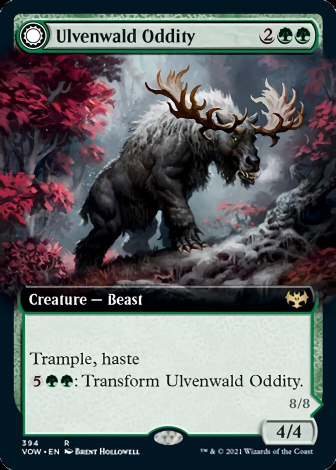 Ulvenwald Oddity // Ulvenwald Behemoth (Extended Art) [Innistrad: Crimson Vow] | Chromatic Games