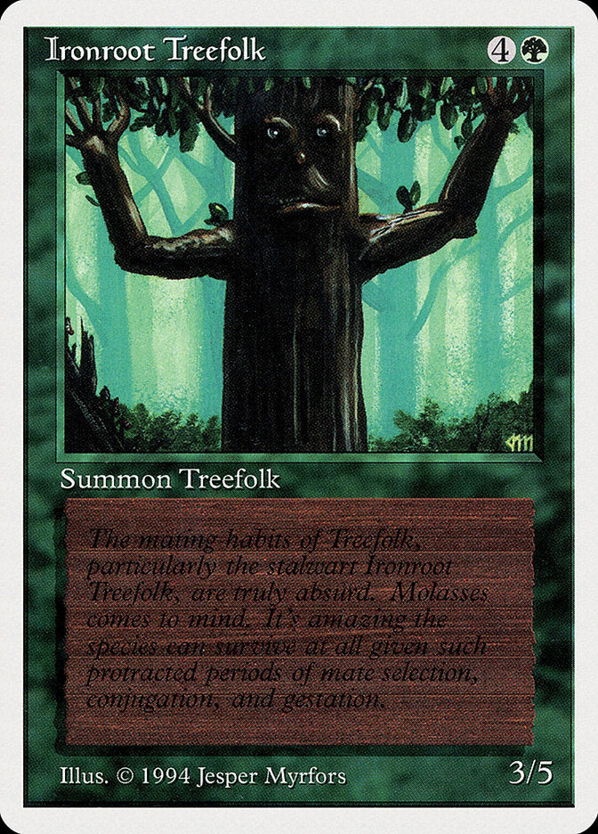 Ironroot Treefolk [Summer Magic / Edgar] | Chromatic Games