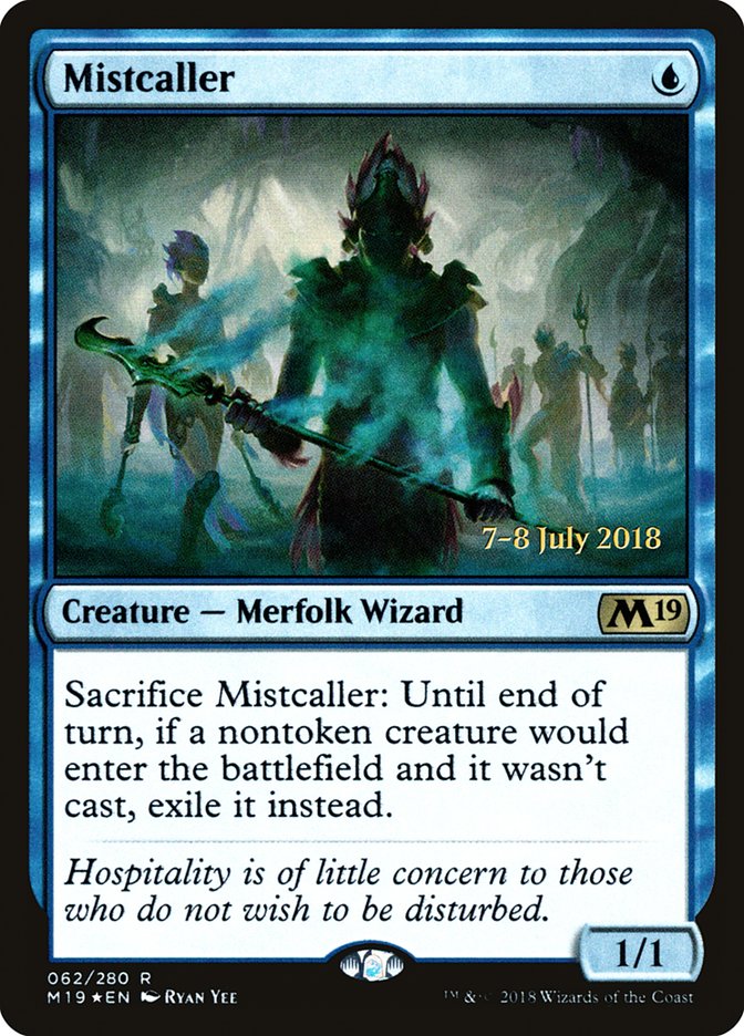 Mistcaller [Core Set 2019 Prerelease Promos] | Chromatic Games