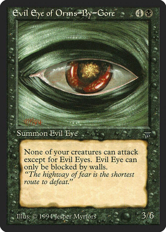 Evil Eye of Orms-by-Gore [Legends] | Chromatic Games