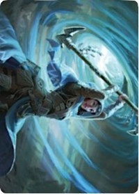 Sea Gate Stormcaller Art Card [Zendikar Rising Art Series] | Chromatic Games