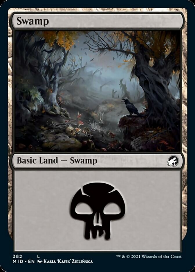 Swamp (382) [Innistrad: Midnight Hunt] | Chromatic Games