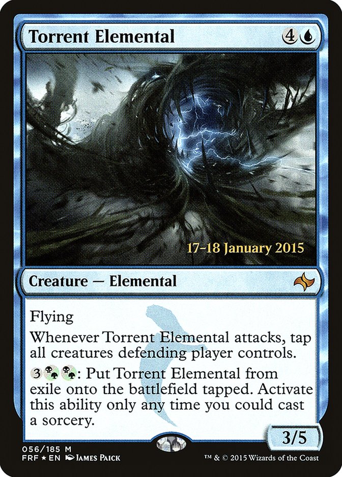 Torrent Elemental [Fate Reforged Prerelease Promos] | Chromatic Games