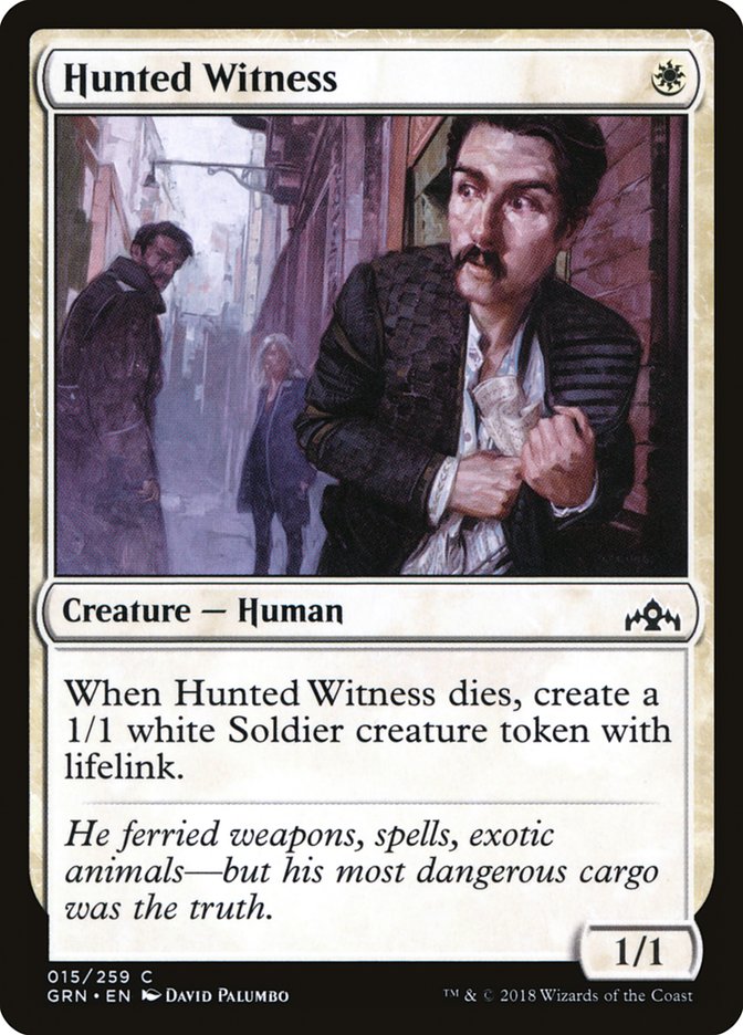 Hunted Witness [Guilds of Ravnica] | Chromatic Games