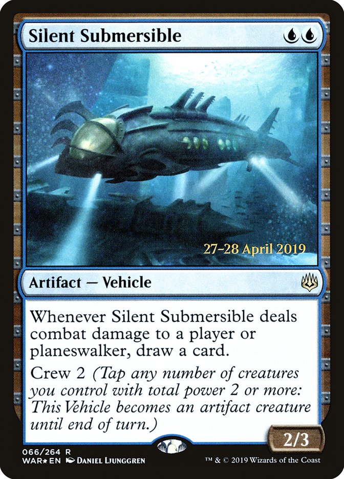 Silent Submersible [War of the Spark Prerelease Promos] | Chromatic Games