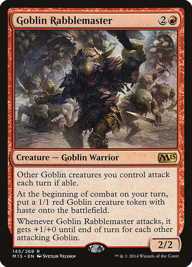 Goblin Rabblemaster [Magic 2015] | Chromatic Games