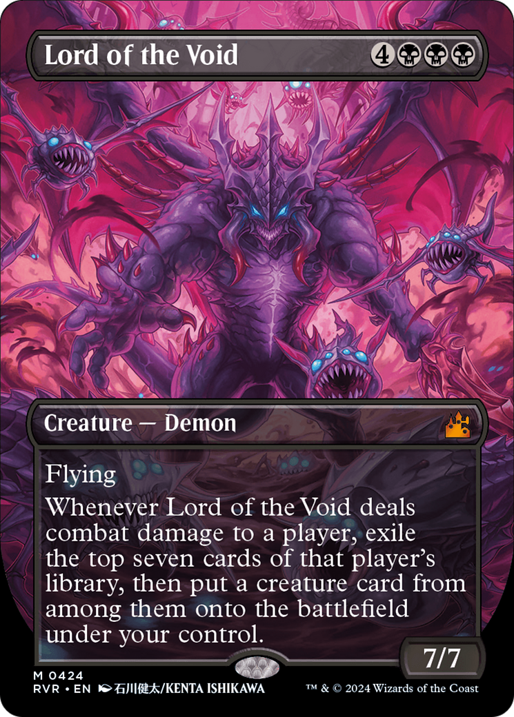 Lord of the Void (Anime Borderless) [Ravnica Remastered] | Chromatic Games