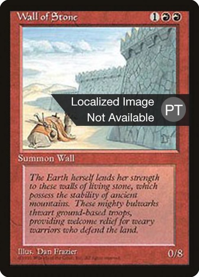 Wall of Stone [Fourth Edition (Foreign Black Border)] | Chromatic Games