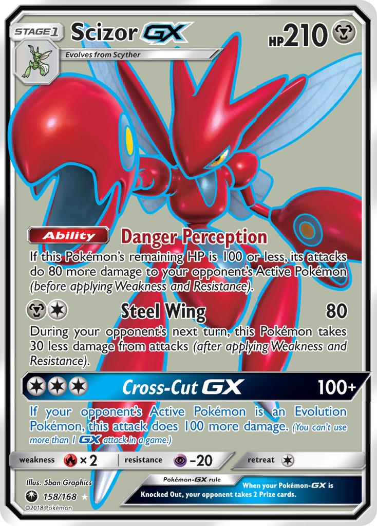 Scizor GX (158/168) [Sun & Moon: Celestial Storm] | Chromatic Games