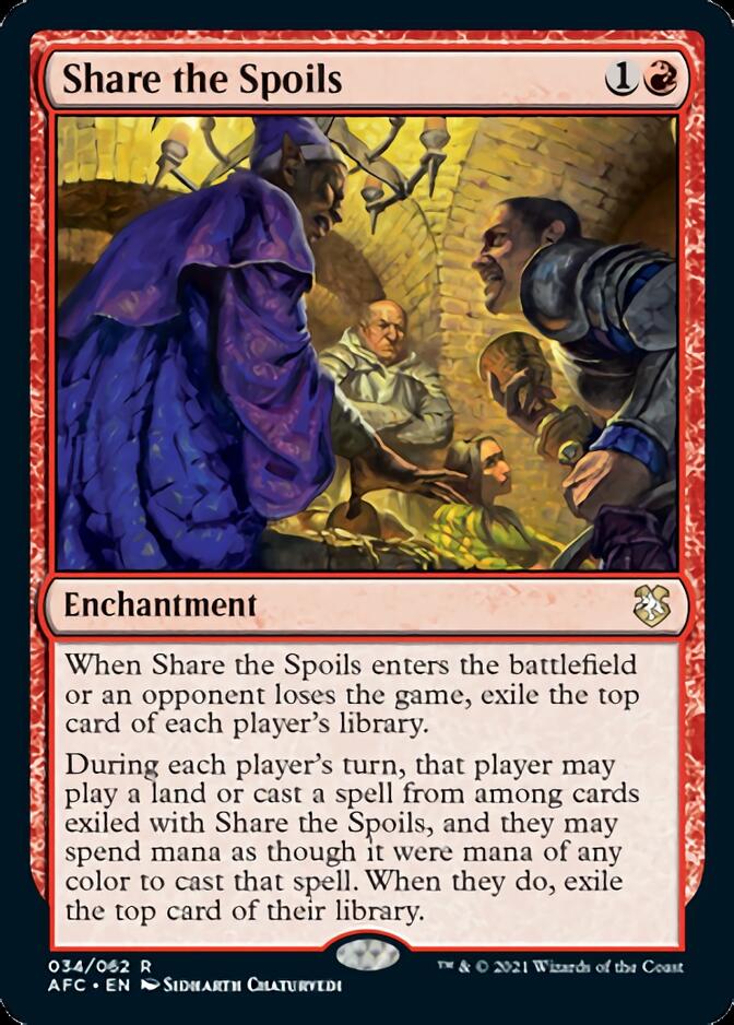 Share the Spoils [Dungeons & Dragons: Adventures in the Forgotten Realms Commander] | Chromatic Games
