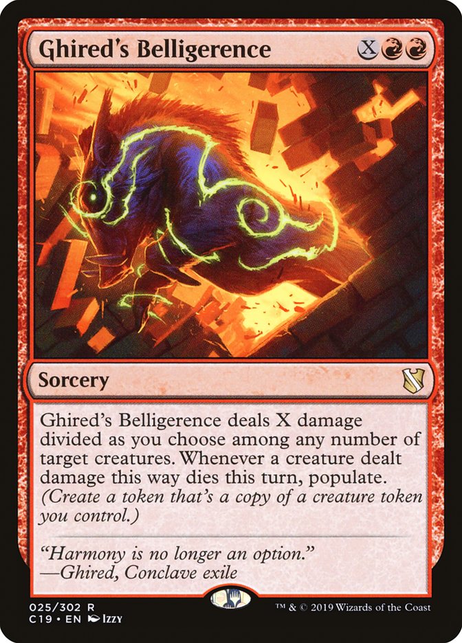 Ghired's Belligerence [Commander 2019] | Chromatic Games