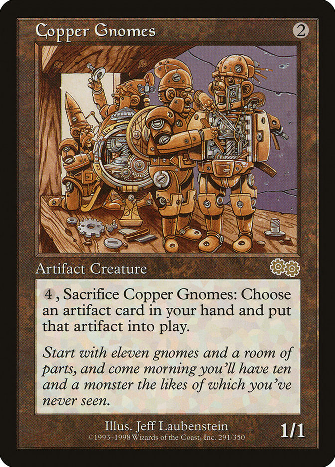 Copper Gnomes [Urza's Saga] | Chromatic Games