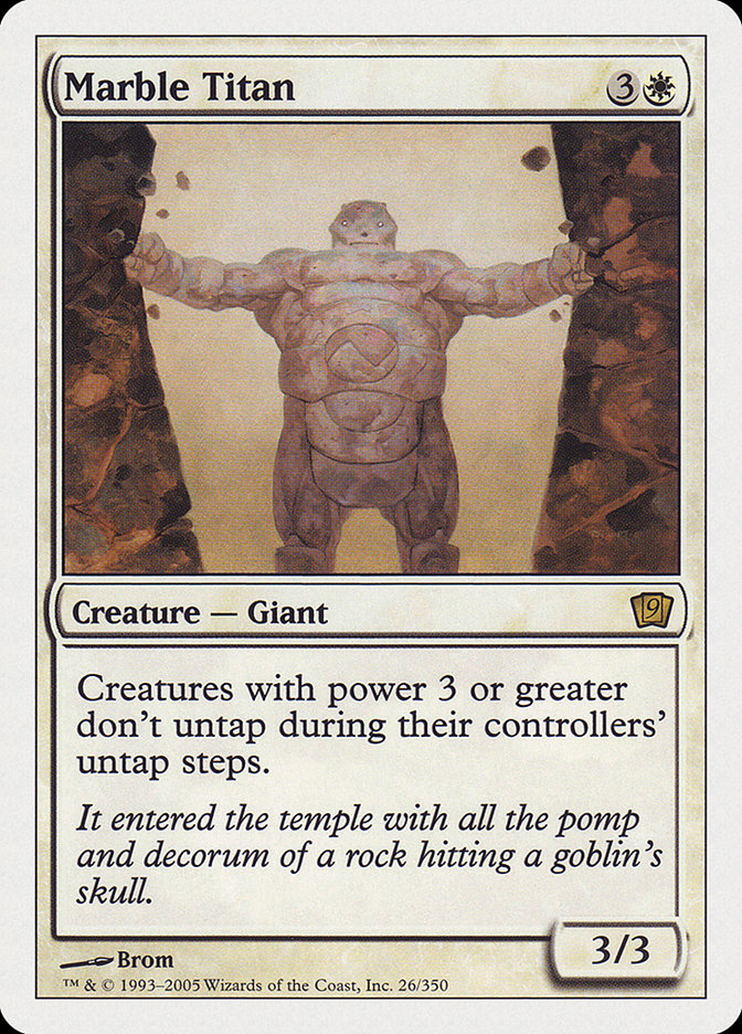 Marble Titan [Ninth Edition] | Chromatic Games