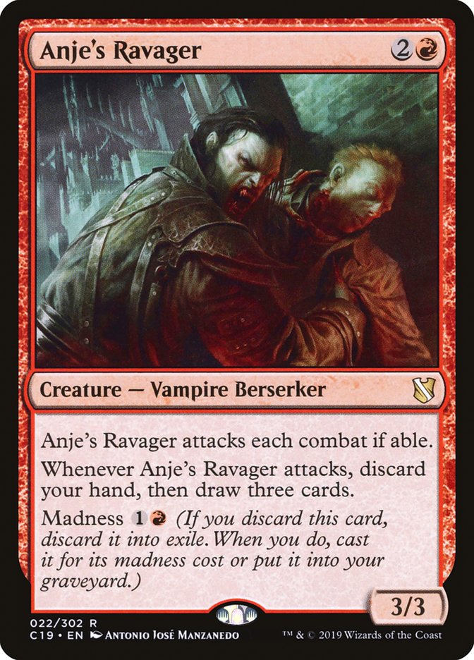 Anje's Ravager [Commander 2019] | Chromatic Games