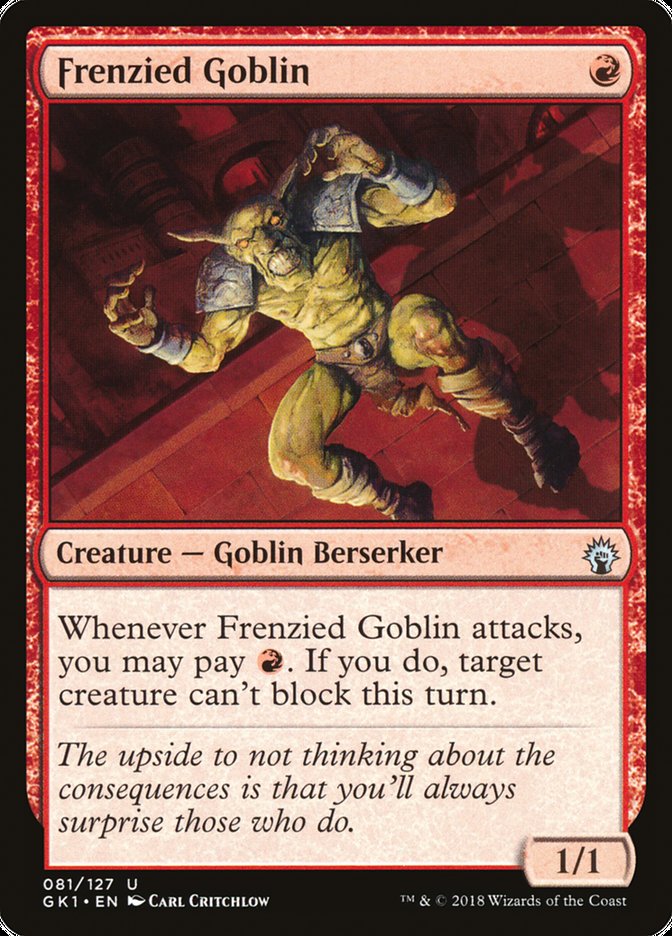 Frenzied Goblin [Guilds of Ravnica Guild Kit] | Chromatic Games