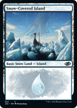 Snow-Covered Island [Jumpstart 2022] | Chromatic Games