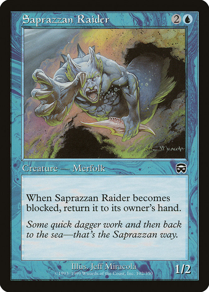 Saprazzan Raider [Mercadian Masques] | Chromatic Games