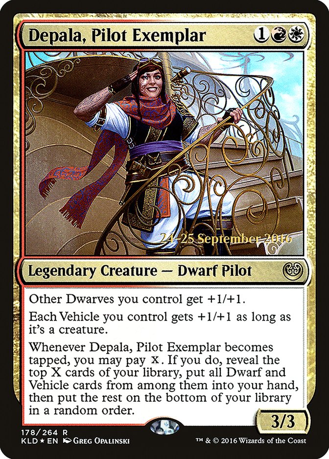 Depala, Pilot Exemplar [Kaladesh Prerelease Promos] | Chromatic Games