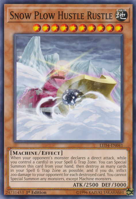 Snow Plow Hustle Rustle [LED4-EN041] Common | Chromatic Games
