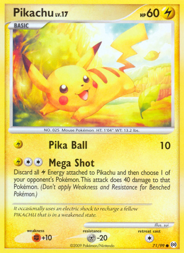 Pikachu (71/99) [Platinum: Arceus] | Chromatic Games