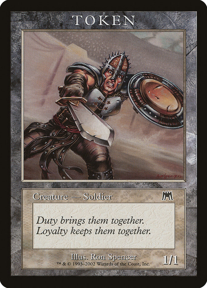 Soldier Token [Magic Player Rewards 2002] | Chromatic Games