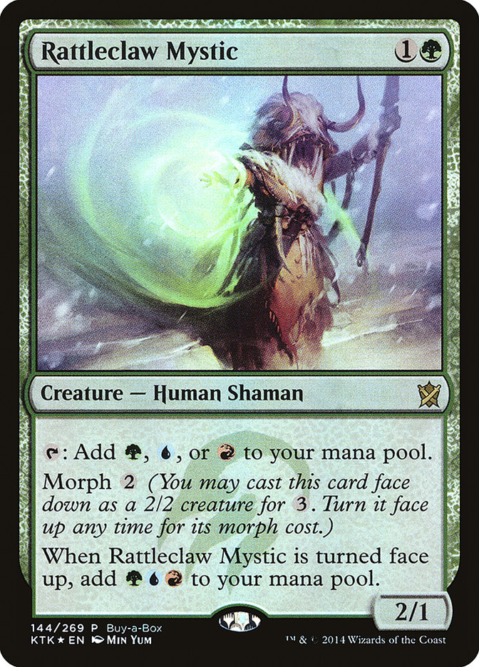 Rattleclaw Mystic (Buy-A-Box) [Khans of Tarkir Promos] | Chromatic Games