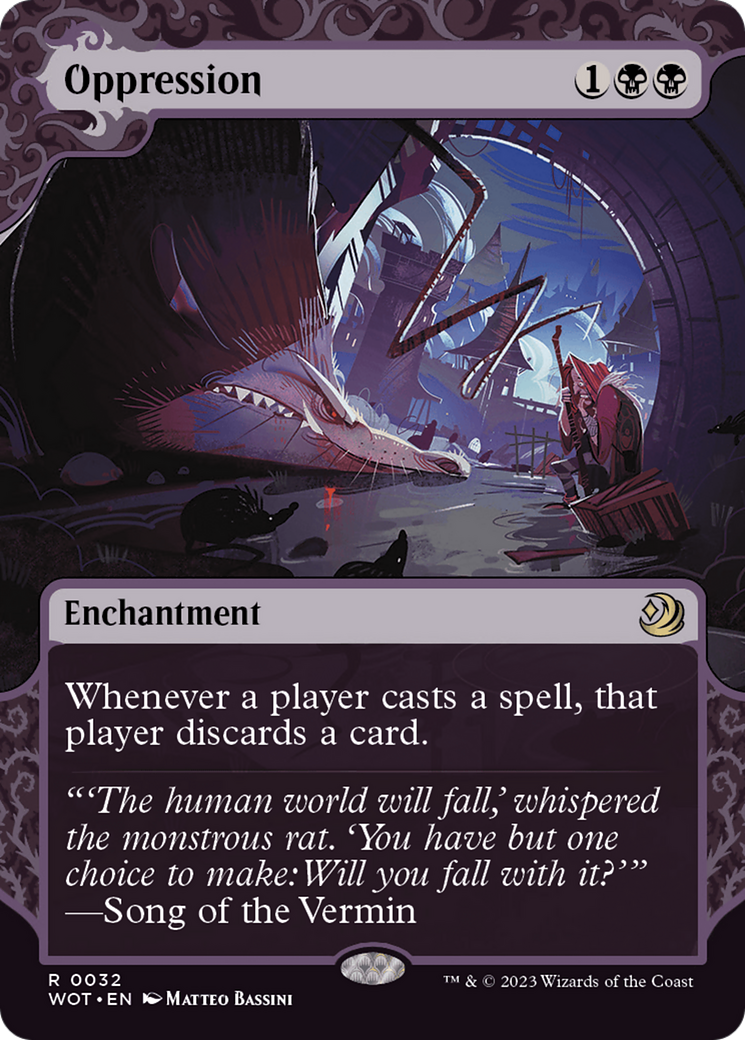 Oppression [Wilds of Eldraine: Enchanting Tales] | Chromatic Games
