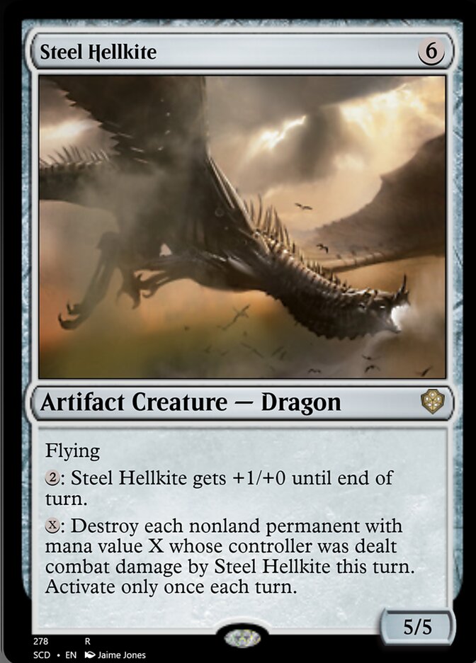 Steel Hellkite [Starter Commander Decks] | Chromatic Games