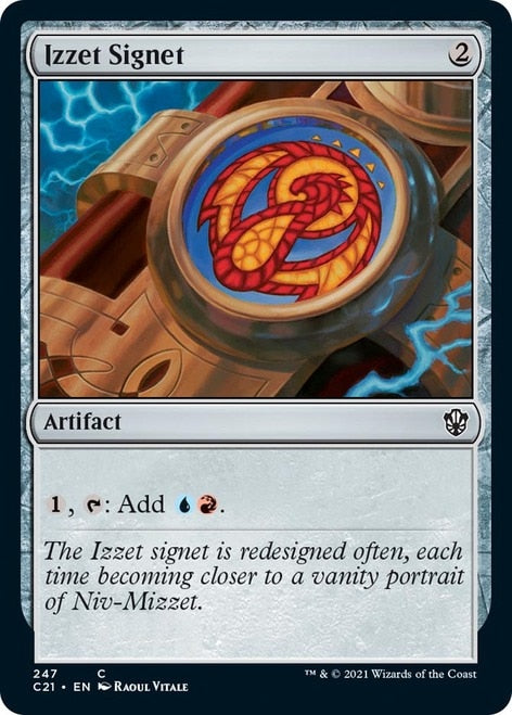 Izzet Signet [Commander 2021] | Chromatic Games