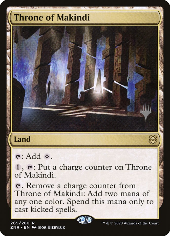 Throne of Makindi (Promo Pack) [Zendikar Rising Promos] | Chromatic Games