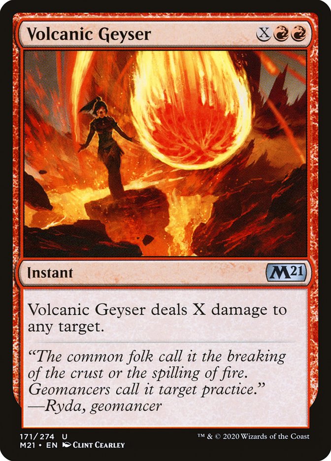 Volcanic Geyser [Core Set 2021] | Chromatic Games