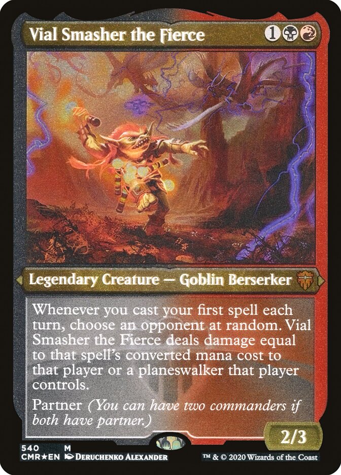 Vial Smasher the Fierce (Etched) [Commander Legends] | Chromatic Games