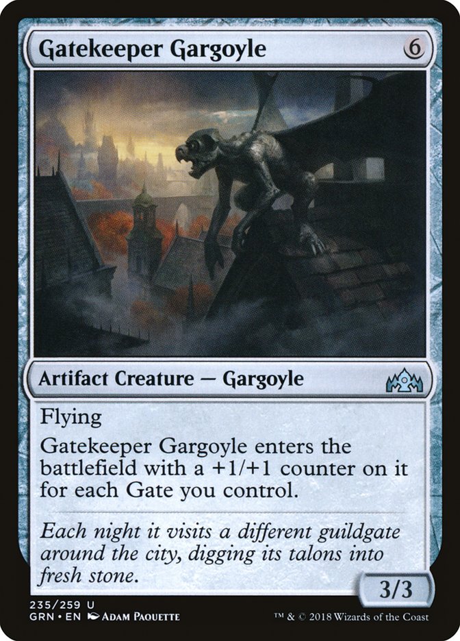 Gatekeeper Gargoyle [Guilds of Ravnica] | Chromatic Games