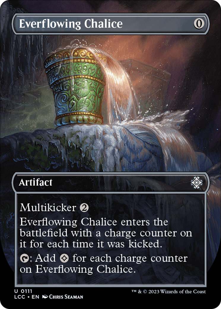 Everflowing Chalice (Borderless) [The Lost Caverns of Ixalan Commander] | Chromatic Games