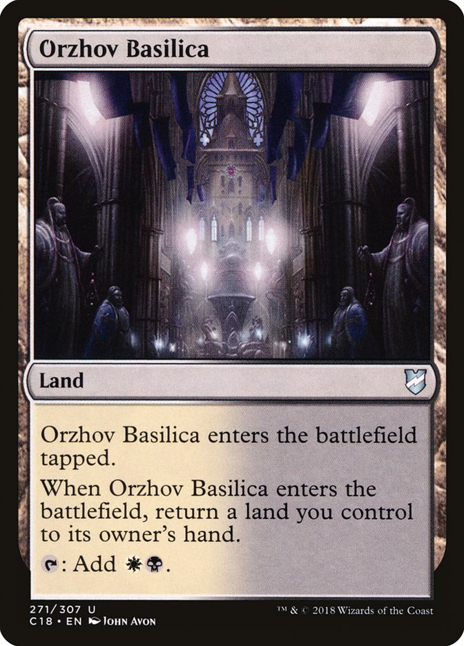 Orzhov Basilica [Commander 2018] | Chromatic Games