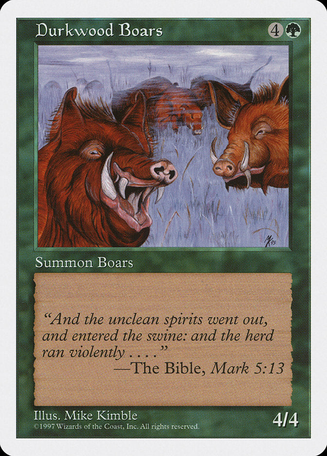 Durkwood Boars [Fifth Edition] | Chromatic Games