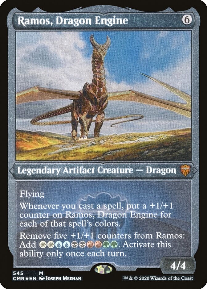 Ramos, Dragon Engine (Etched) [Commander Legends] | Chromatic Games